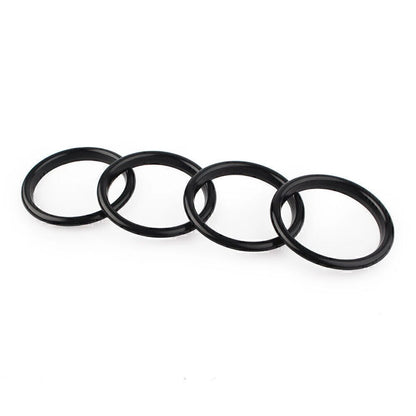 Black 4x Car Air Vent Cover Rings for Audi A3 S3 (2012-2019)