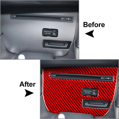 Central Console CD Panel Cover Trim for Nissan GTR R35 (2008-2016) Black