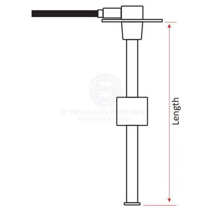 KUS Fuel Tank Sender for Boat 5 Hole 280mm 316 SS 240-33 Ohms Compatibility