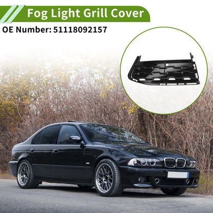Front Left Fog Light Grill for BMW 7 Series (2015-2020) - 1 x Black Lens