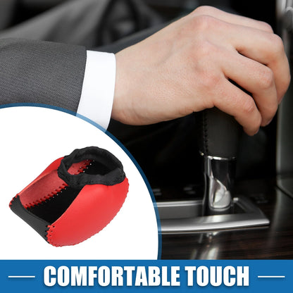 Gear Shift Knob Cover for Toyota RAV4 2019-2023 Black Red