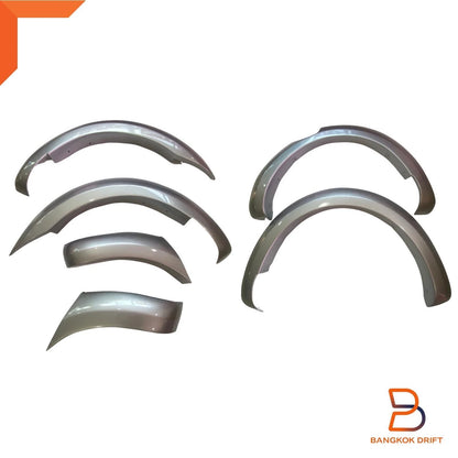 38P Aluminium Metallic Fender Flares for Ford Ranger PX2 Dual Cab Wildtrak (15-18)