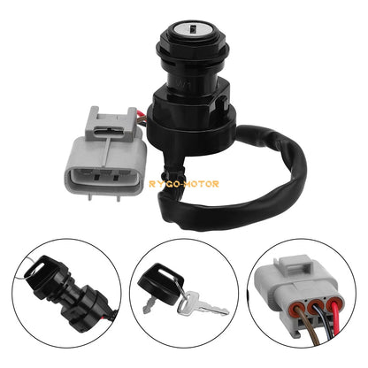 Ignition Key Switch for Yamaha Grizzly 400 550 600 700 Kodiak 400 450 700 YFM
