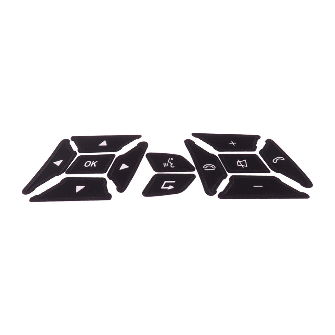 Steering Wheel Button Decal Stickers for Mercedes Benz (2007-2014)