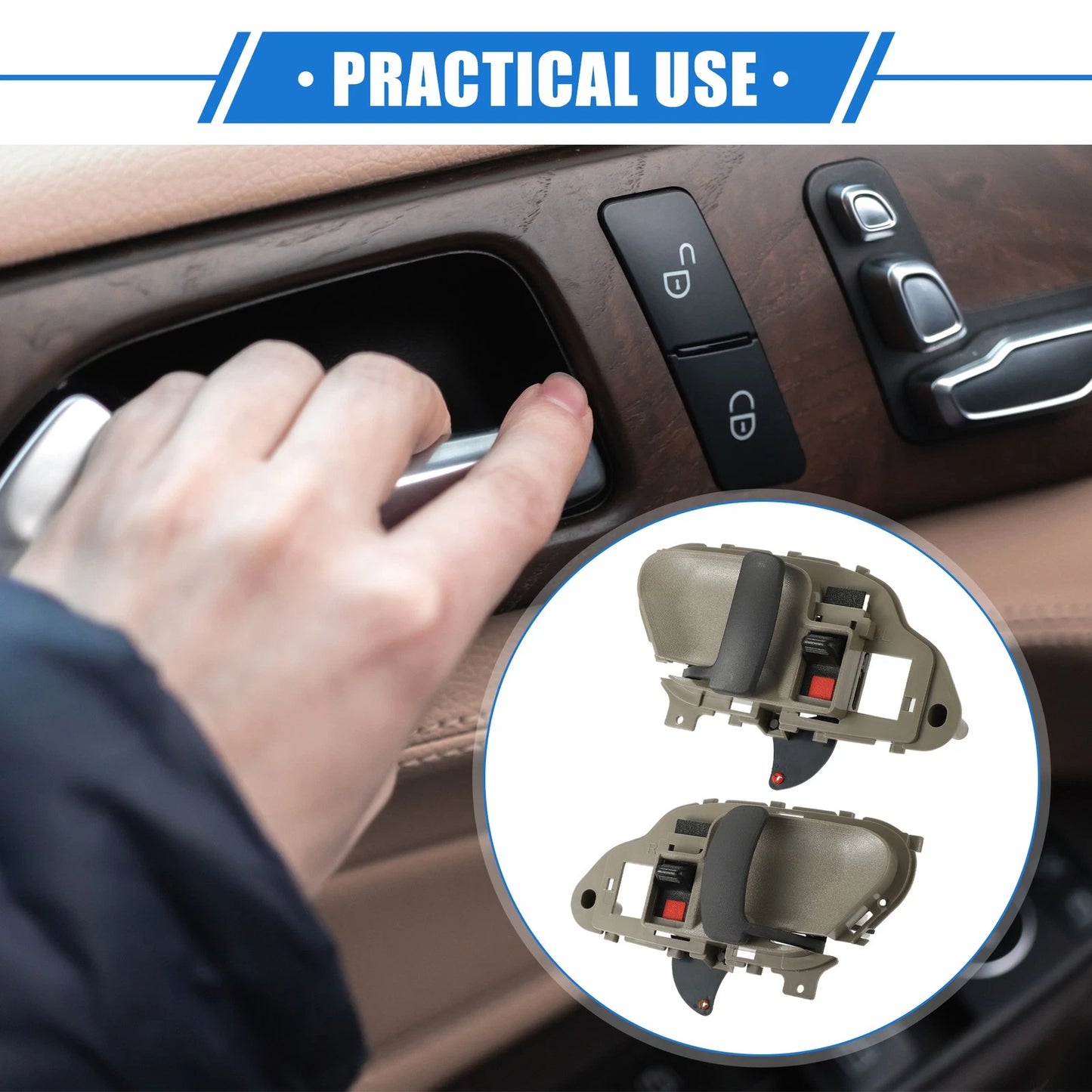 Interior Door Handle for Chevy Suburban GMC (1995-1999)