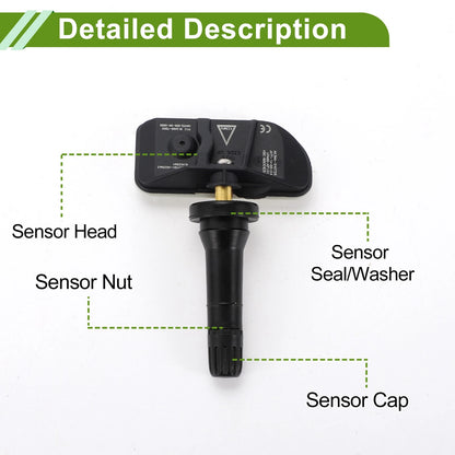 Tire Pressure Sensor for Ford Focus IV 2019-2025 - 1 x 433MHz Sensor