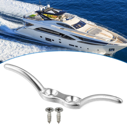 Set 2-1/2 Inch Stainless Steel Flagpole Cleat Hook for Marine Boat Ship