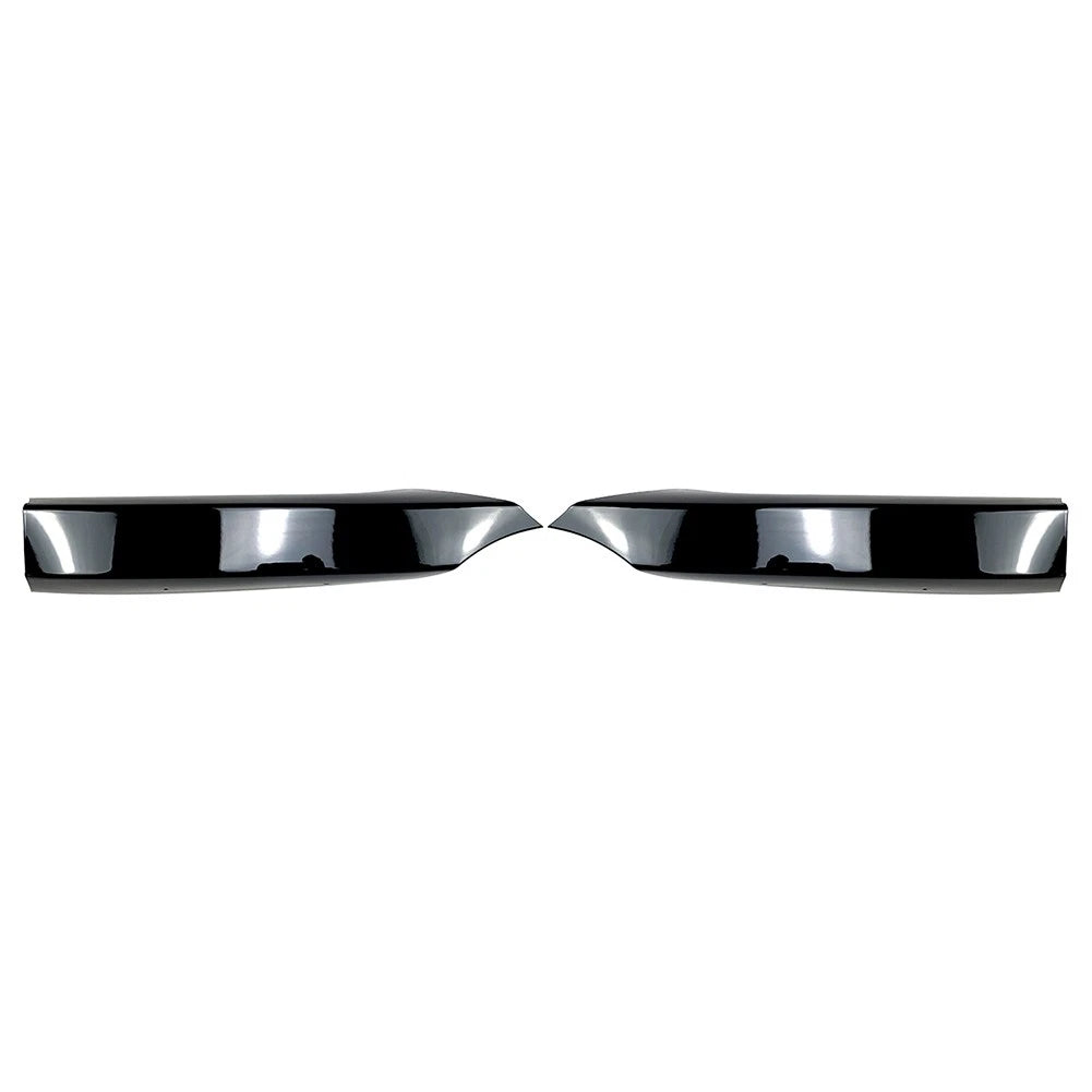 Gloss Black Front Bumper Side Spoiler Lip for BMW 1 Series E82 E88 (08-13)