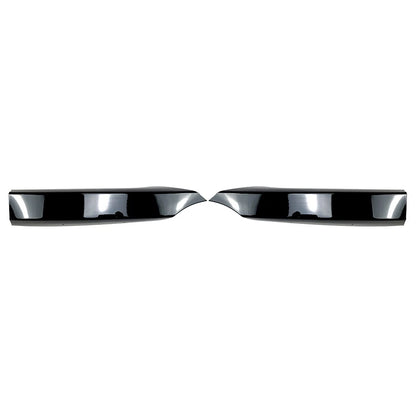 Gloss Black Front Bumper Side Spoiler Lip for BMW 1 Series E82 E88 (08-13)