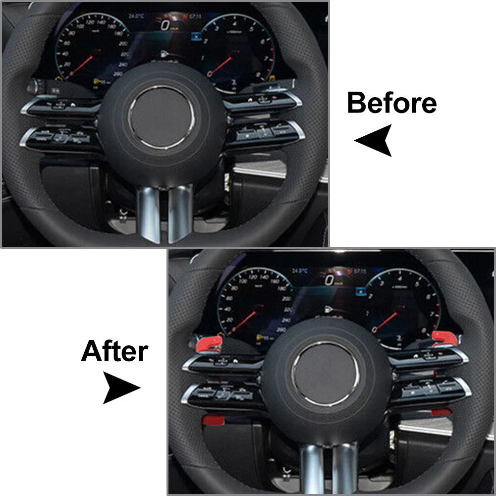 Steering Wheel Paddle Shifter Extensions for Mercedes Benz C-Class (2015-2023)