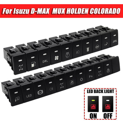Push Switch Button with Wiring for Holden Isuzu V-Cross MU-X D-Max (2012–2020)