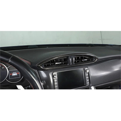 Carbon Fiber ABS Center Air Vent Outlet Cover for Toyota 86 Scion FR-S (2012-2020)