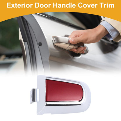 Door Handle Cover Trim for Chevrolet Malibu (2016-2018) Red ABS