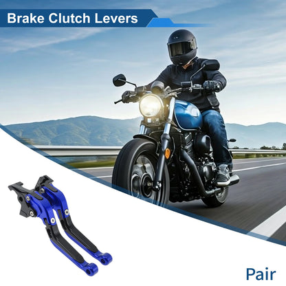 Brake Clutch Levers 1 Pair for Kawasaki NINJA 650R (2009–2016)