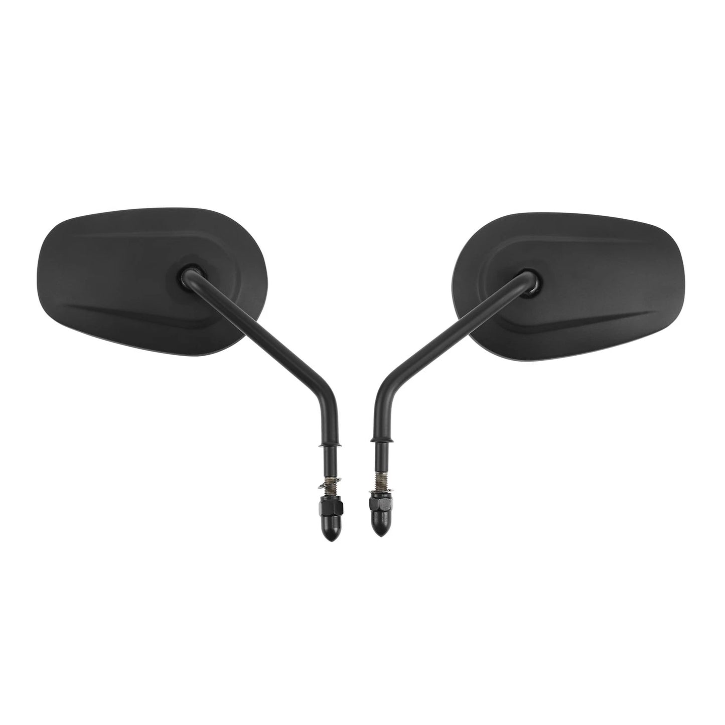 Matte Black Rearview Mirrors for Harley Heritage Softail Dyna Fat Bob
