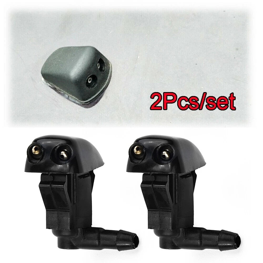 2 x Front Windscreen Wiper Washer Nozzles for Mazda 3 5 6