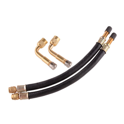 Flexible Air Tyre Valve Extension Stems & 90�� Angle Adaptor for Car