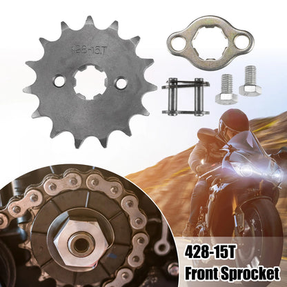1x 15T 17mm Front Engine Sprocket for Dirt Bike Mini Bike