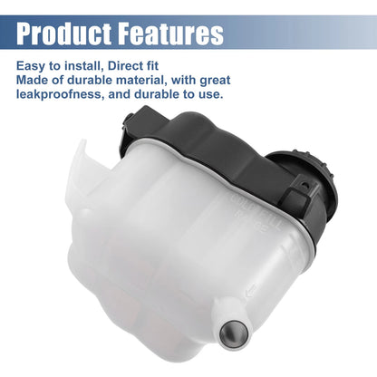 Coolant Radiator Reservoir Tank with Cap for Ford Explorer (2016-2018)
