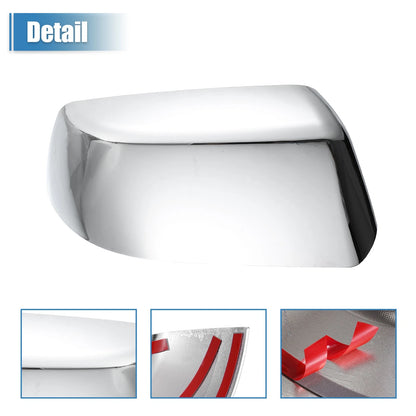 Chrome Plated Half Mirror Covers Cap for Chevy Suburban Tahoe GMC