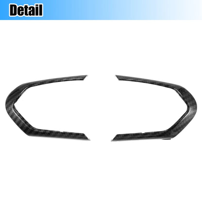 Carbon Fiber Black Steering Wheel Cover Trim for BMW (2016-2020)