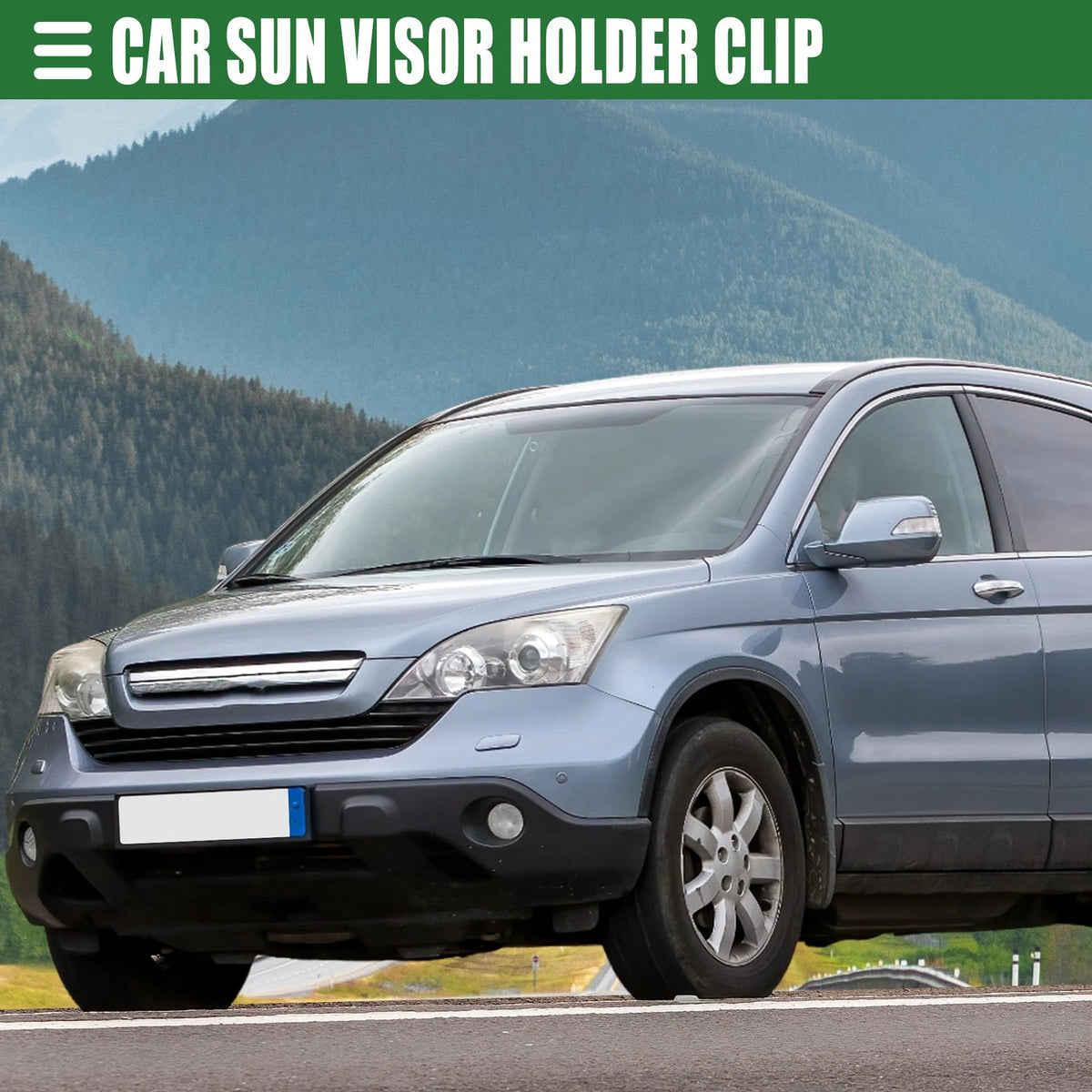 Sun Visor Holder Clip for Honda Accord (1998-2007) - Black