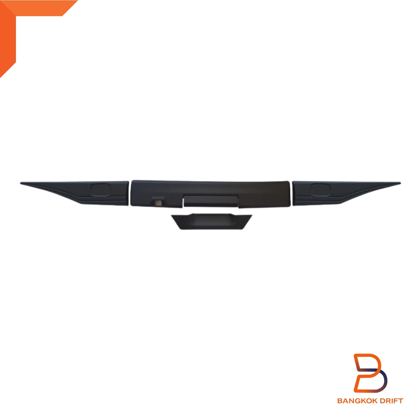Matte Black Rear Tailgate Handle Cover for Mitsubishi Triton Ute (2019-2023)