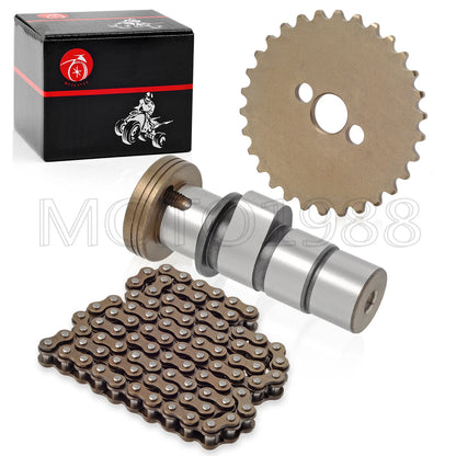 Camshaft & Timing Chain Sprocket for Honda XR100/XR100R/CRF100