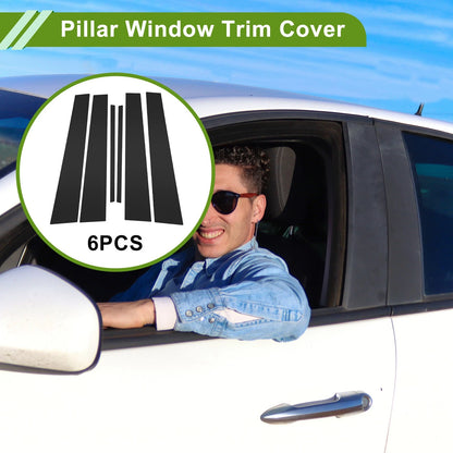 6 Pcs Pillar Window Trim for Chevy Malibu (2008 - 2012)