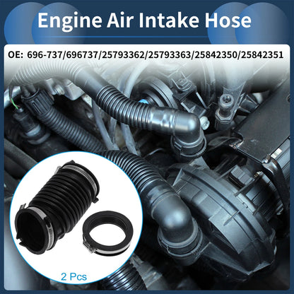 Engine Air Intake Hose for Chevrolet Cobalt L4 2.4L Rubber Clamp