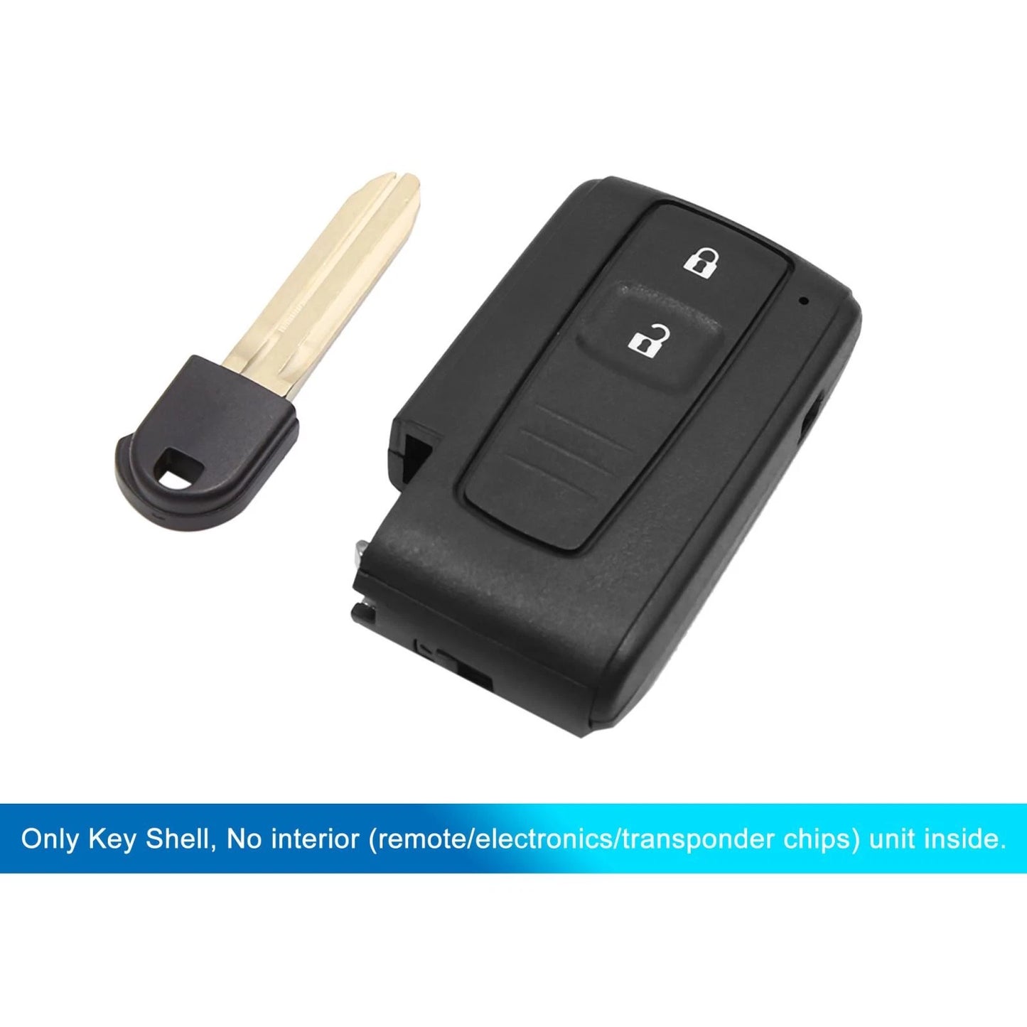 Key Fob Remote Case Shell for Toyota Prius (2004-2009) - 2 x Buttons