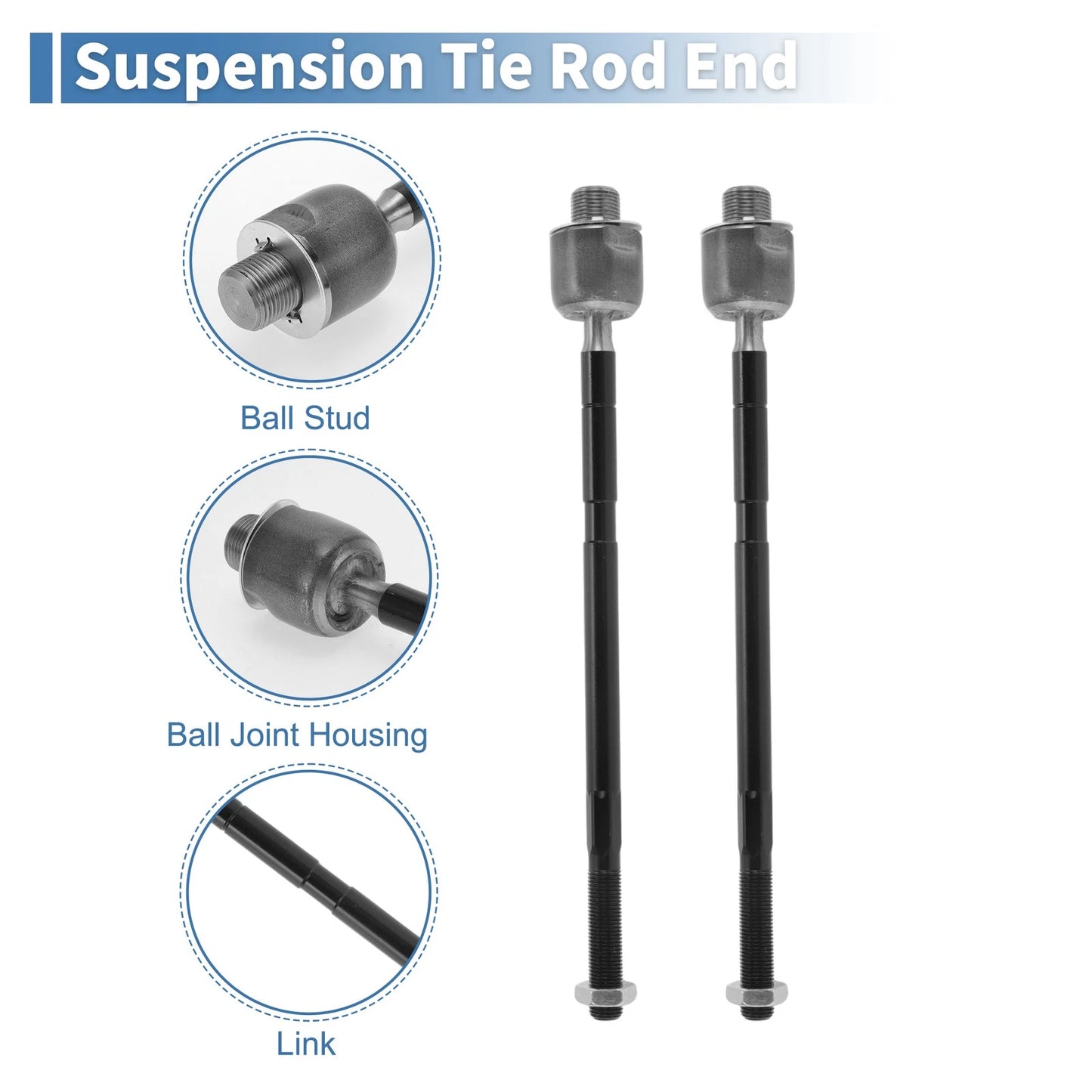 Front Inner Tie Rod Ends for Honda CR-V (2007-2008)