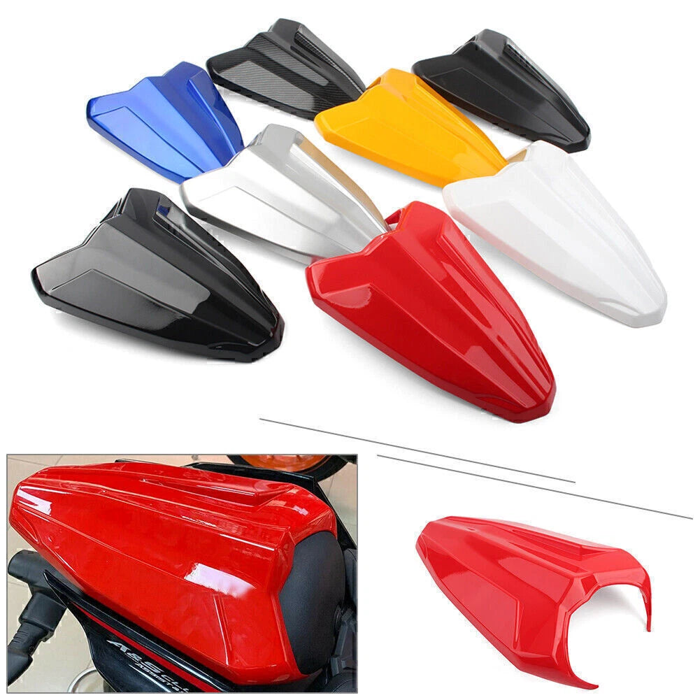 Silver Rear Pillion Seat Cover for Yamaha YZF R15 (2017-2021)