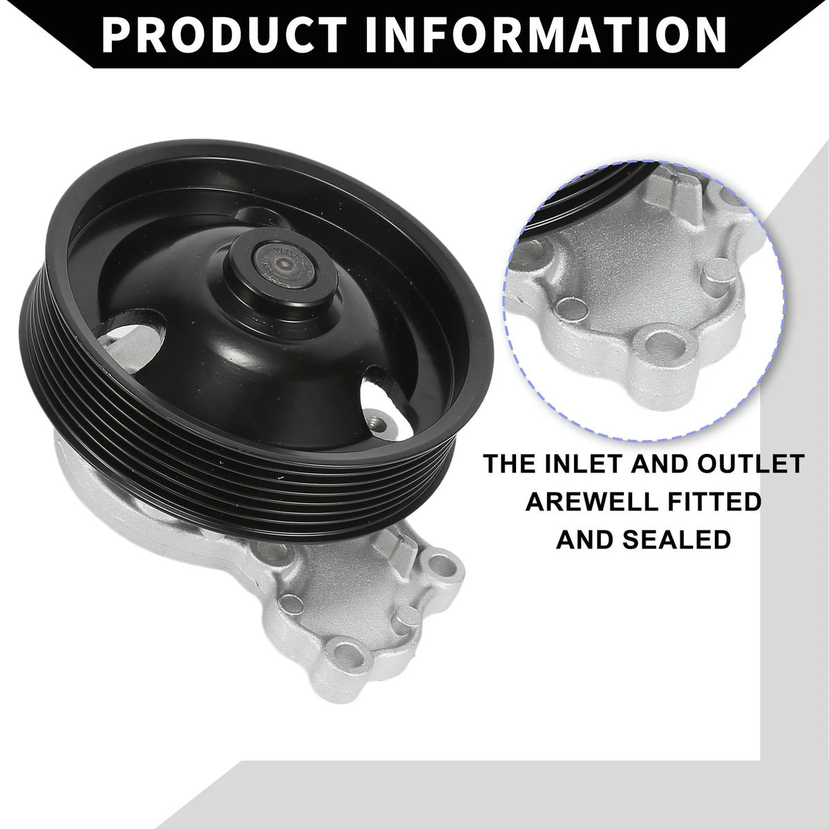 Water Pump with Rubber Ring Kit for Honda Accord City (2013-2015)