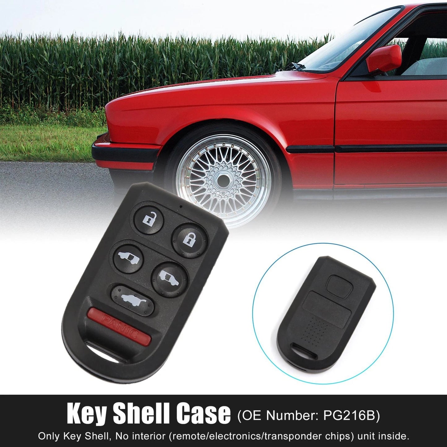 Key Fob Shell Case for Honda Odyssey (2005-2010) 6 Button
