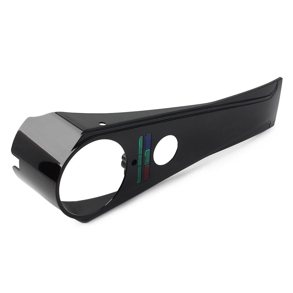 Dash Panel for Harley Softail Custom FXSTC FXDG FXDWG Long Rider Style Black