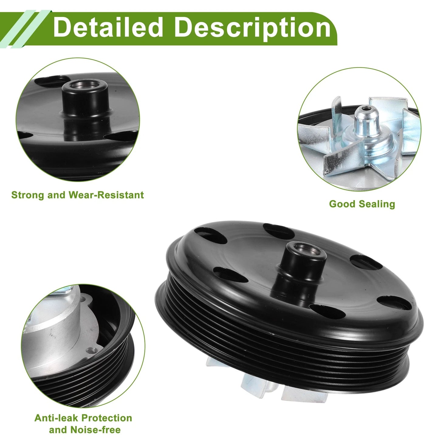 Water Pump for Chevrolet Silverado 1500 Engine Cooling Water Pump
