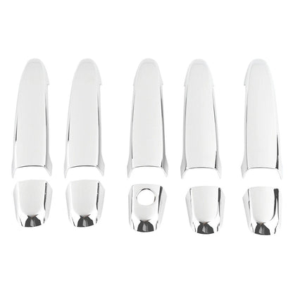 Silver Door Handle Shell Cover for Lexus GX470, Toyota Land Cruiser (2003-2009)