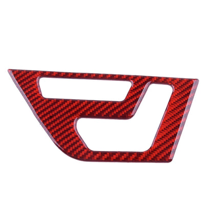 Red Carbon Fiber Seat Adjustment Knob Cover for Mercedes C-Class W204 (2007-2013)