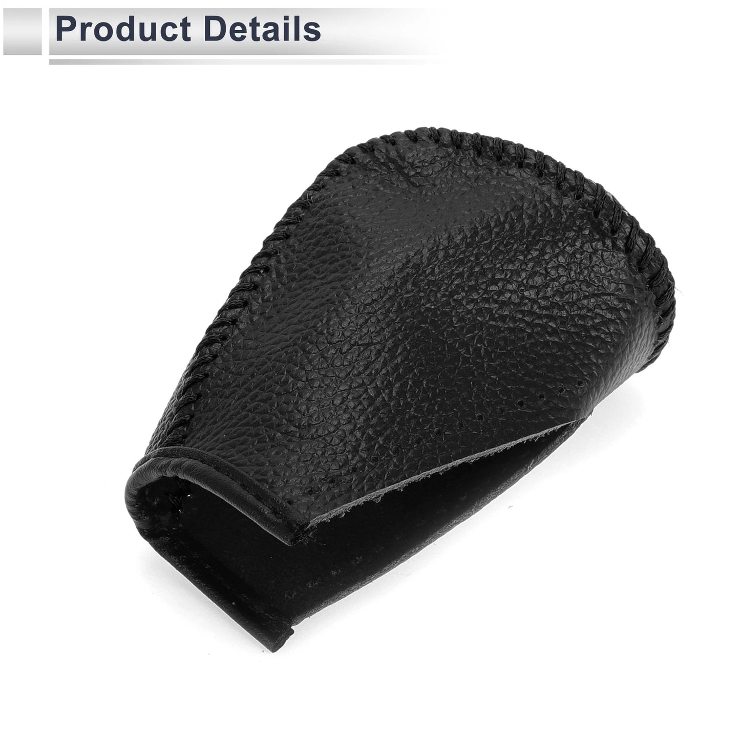 Gear Shift Knob Cover for Toyota Corolla (2009-2013) Pebbled Black Leather