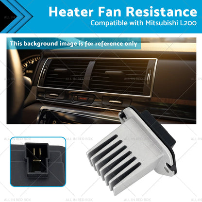 Heater Fan Resistance for Mitsubishi Pajero Sport, L200 (2005-2008)