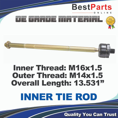Steering Inner Tie Rod End Front for Ford Mustang (2011–2014)
