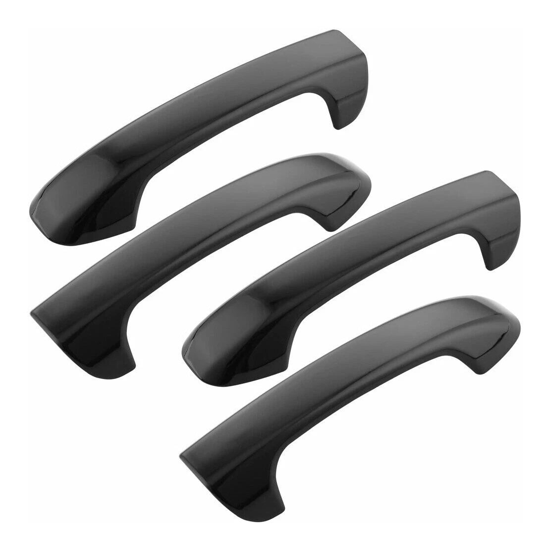8x Black Door Handle Covers for Dodge Ram 1500 2500 3500 4500 5500 (2009-2018)
