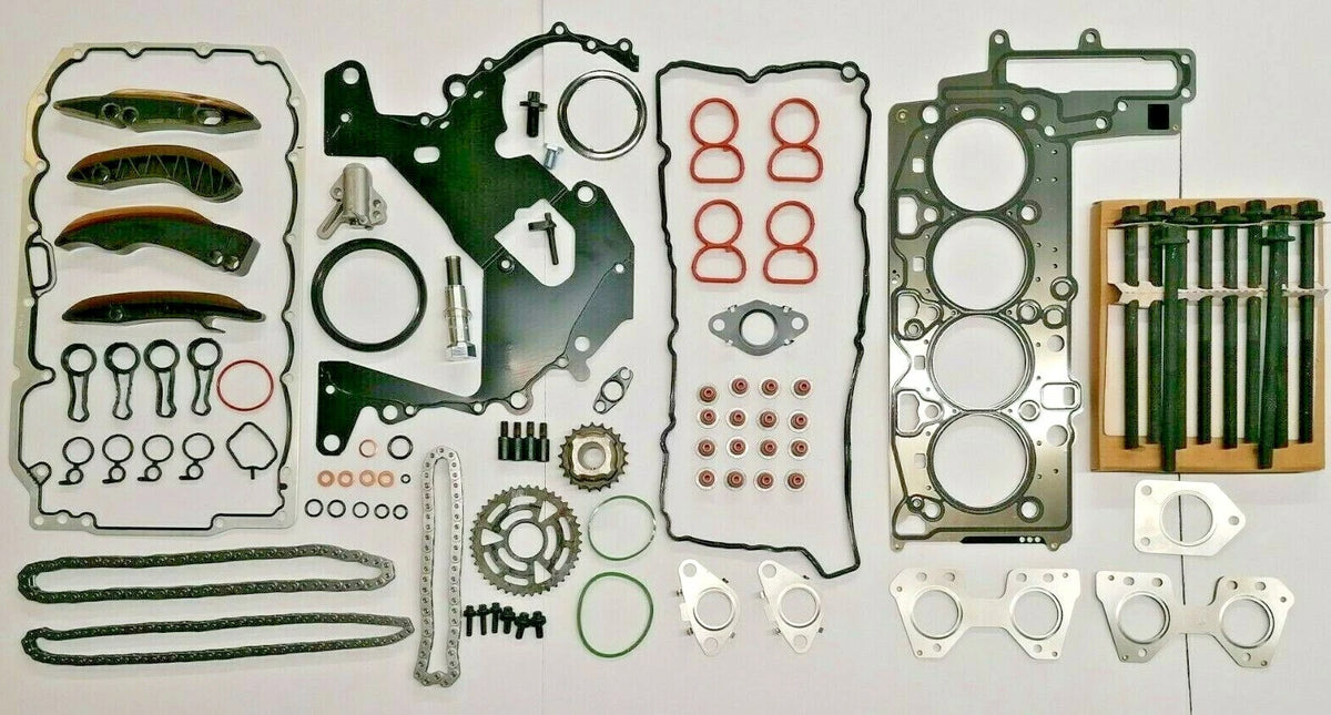 Head Gasket Set Bolts Timing Chain Kit N47 2.0D for BMW 118d/120d/316d