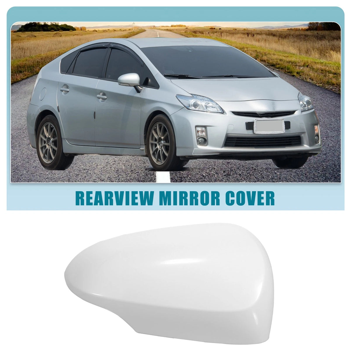 Rearview Mirror Cover Right Door for Toyota Prius C (2012–2018)