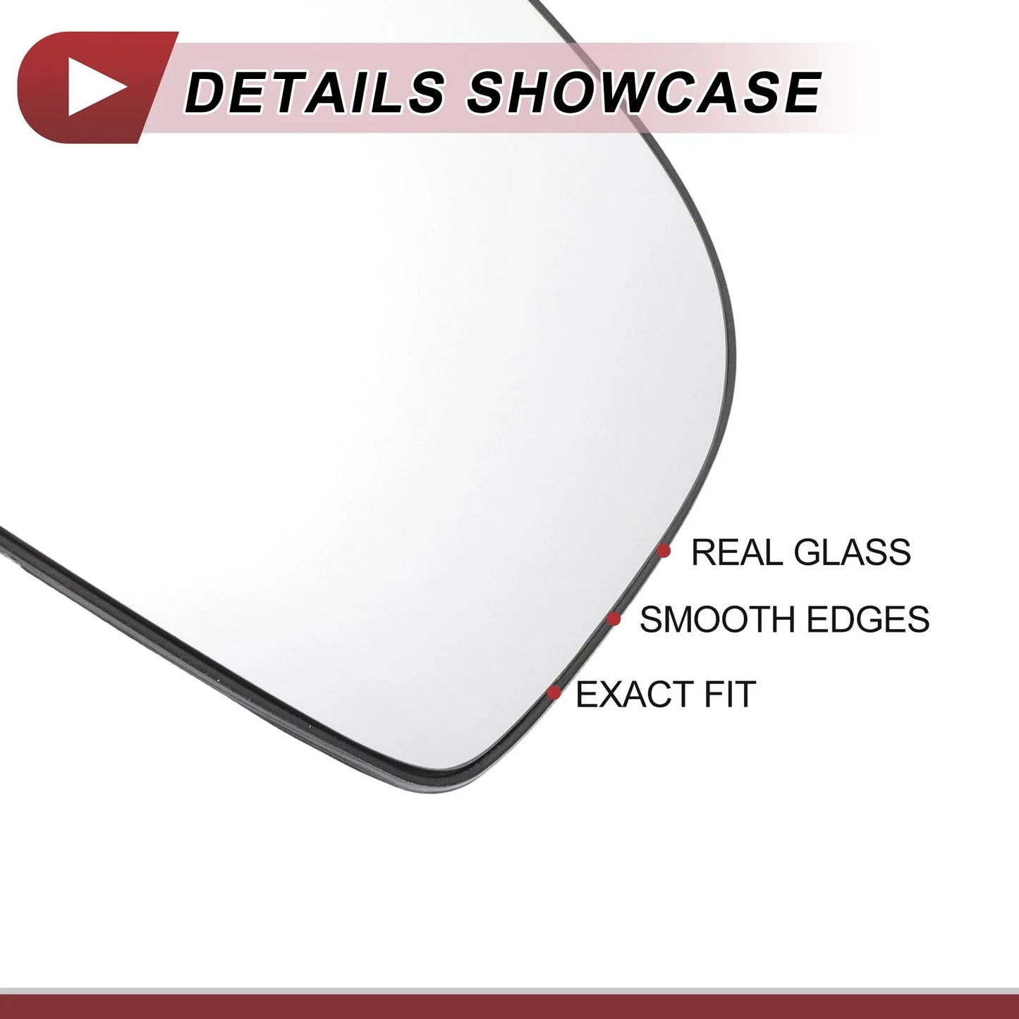 Heated Right Passenger Side Mirror Glass for Volvo S60 (2001-2006)