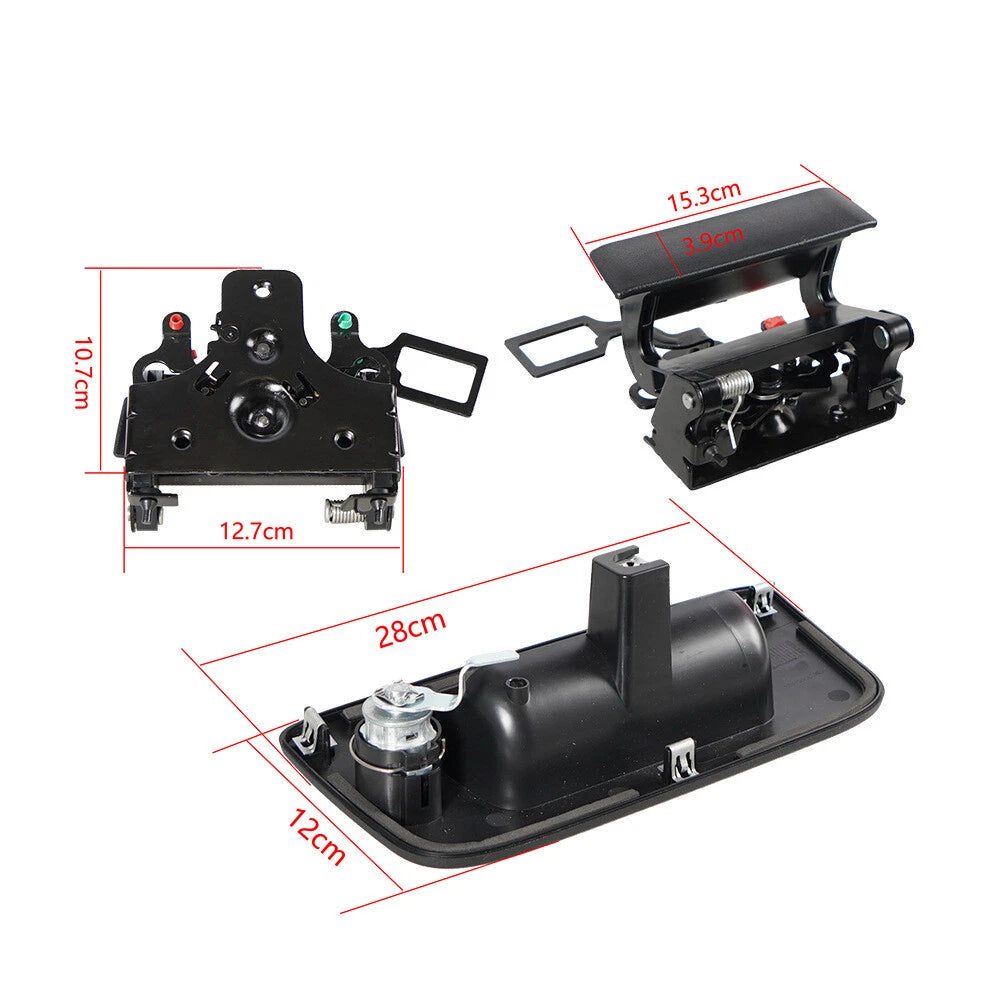 2 x Tailgate Lock Kit for Chevrolet Silverado or GMC Sierra (2007–2014)