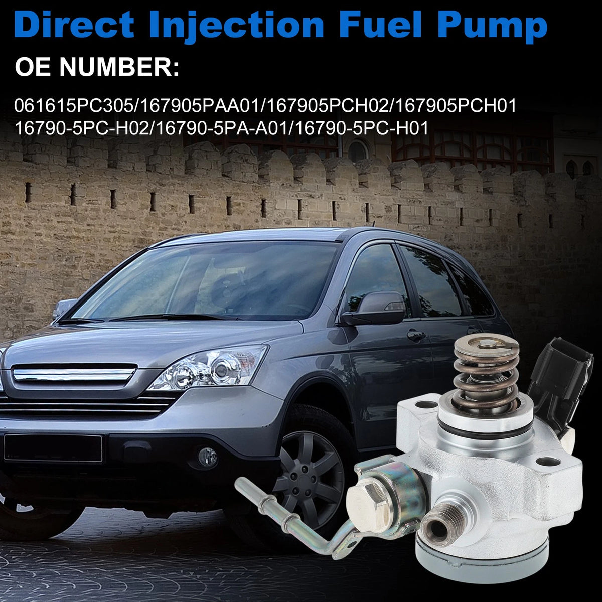 High Pressure Fuel Pump for Honda Civic Si, CR-V (2017-2020)