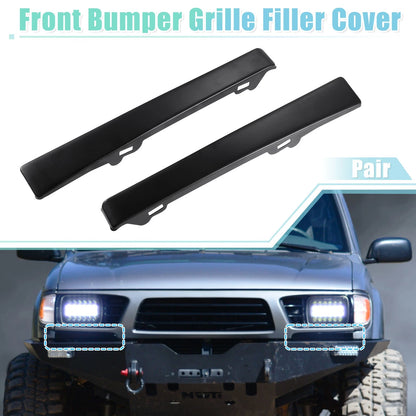 1 Pair Front Headlight Bumper Grille Filler for Toyota
