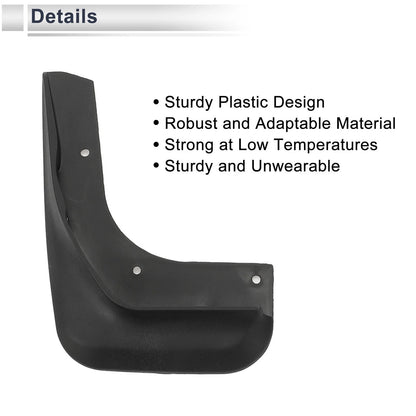 Mud Flaps Splash Guards 1 Set for Volvo V40 (2013-2019)